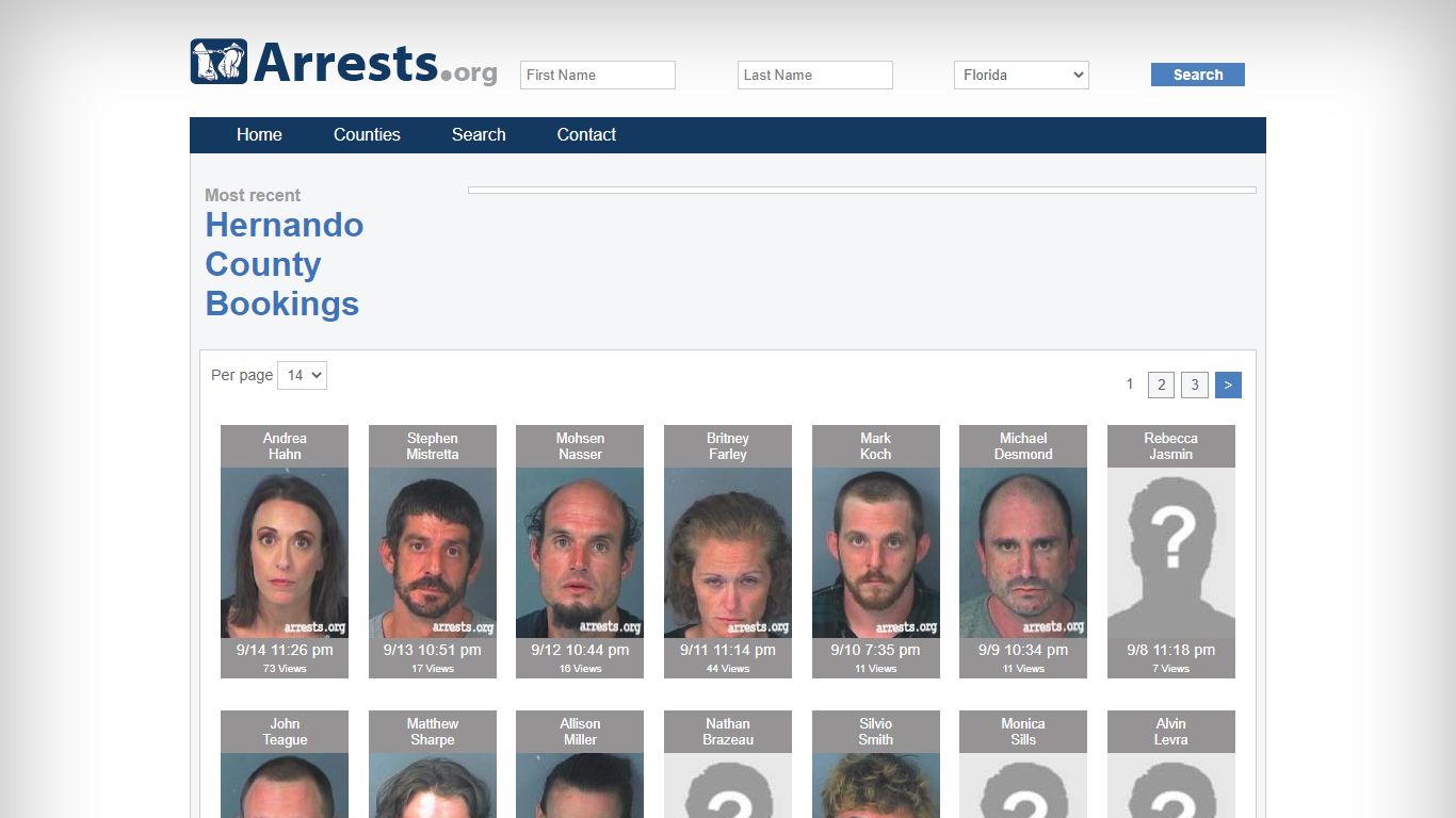 Hernando County Arrests and Inmate Search